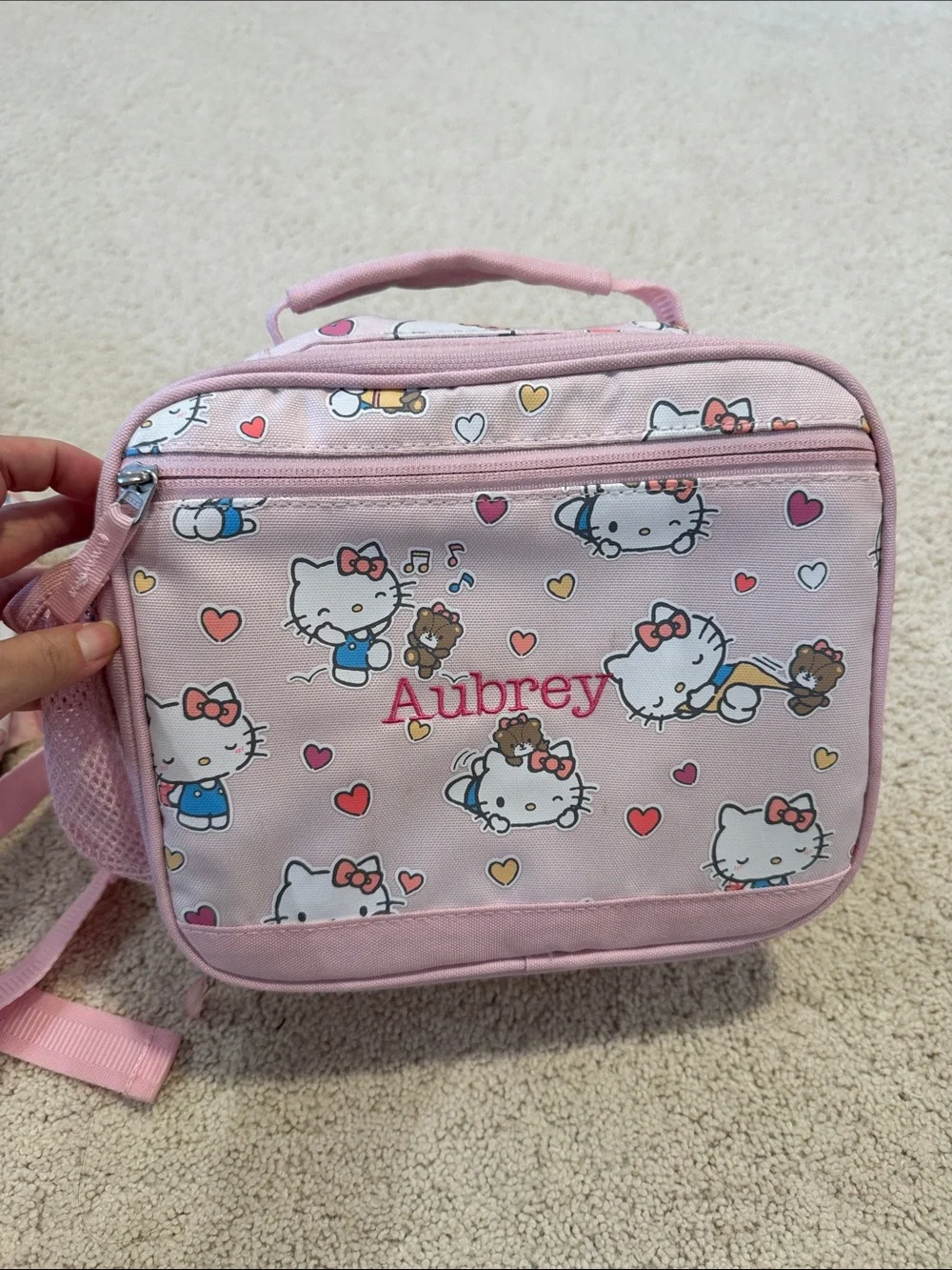 Pottery Barn Kids Aubrey Backpack & Lunch Bag Set - Hello Kitty Print